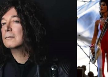 Alan Mirrell a sinistra, Joan Jett a destra