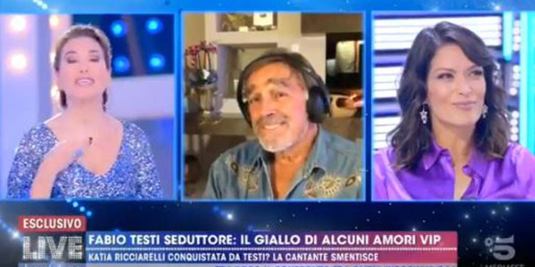 Fabio Testi e Barbara d'Urso, Live Non è la d'Urso