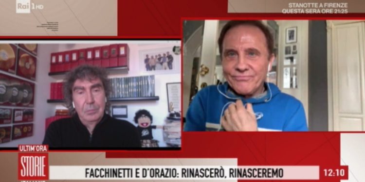 Stefano D'Orazio e Roby Facchinetti (Storie Italiane)