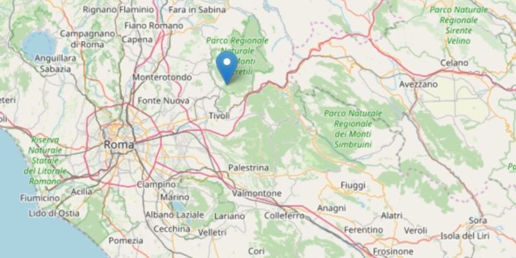 Terremoto Roma (Ingv)