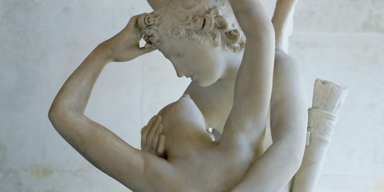 A. Canova, Amore e Psiche (1787-93), particolare