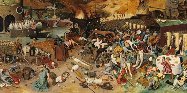 Il Trionfo della Morte, opera di Pieter Bruegel il Vecchio (dal web)