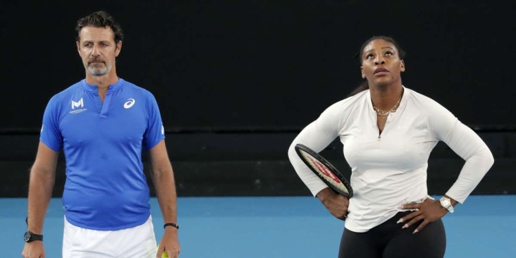 Patrick Mouratoglou con Serena Williams (Foto LaPresse)