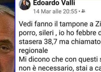 Edoardo Valli medico morto per Coronavirus, Facebook