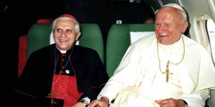 Joseph Ratzinger e Giovanni Paolo II