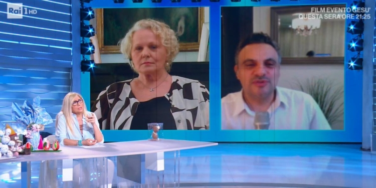 Katia Ricciarelli, Alfio Bonanno, Mara Venier (Domenica In)