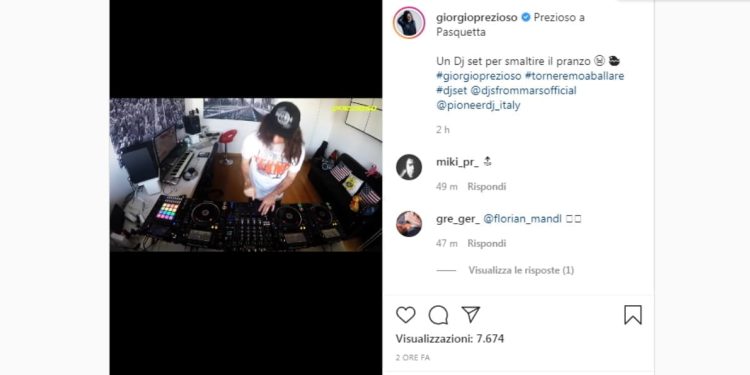 Dj Giorgio Prezioso (Instagram)