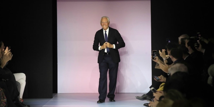 Giorgio Armani, stilista (Foto LaPresse)