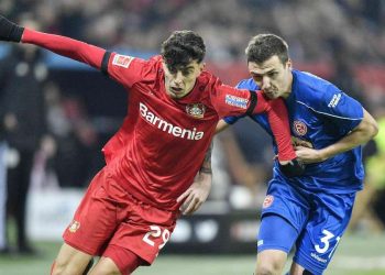 Kai Havertz, trequartista del Bayer Leverkusen (Foto LaPresse)