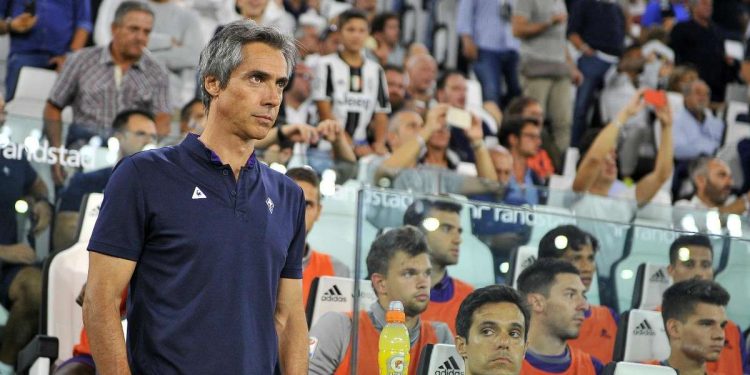 Paulo Sousa all'Allianz Stadium nel corso di una Juventus-Fiorentina (Foto LaPresse)