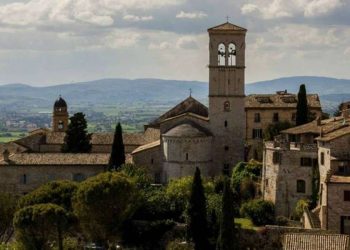 La città di Perugia, in Umbria (Foto LaPresse)