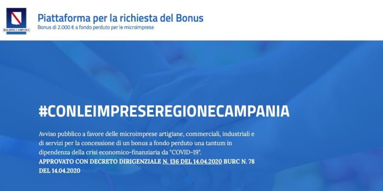 Bonus imprese Regione Campania