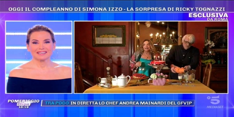 Simona Izzo a Pomeriggio 5