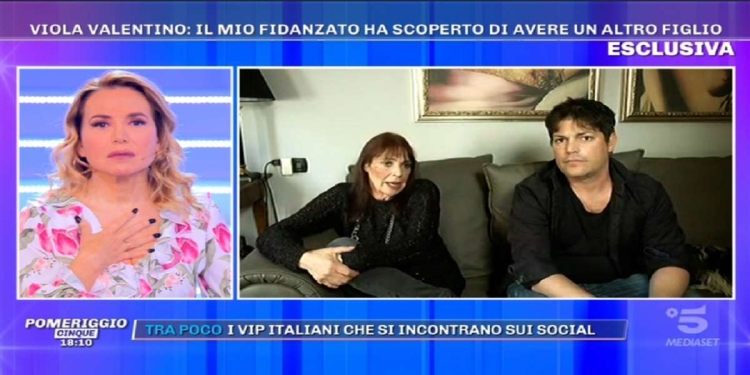 Viola Valentino e Francesco Mango a Pomeriggio 5