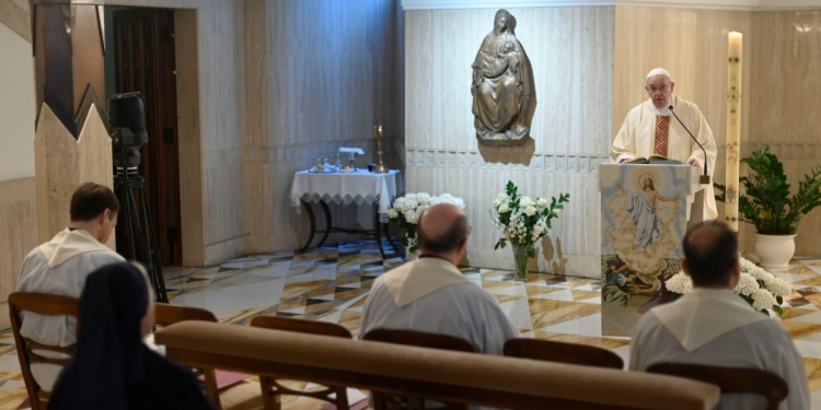 Papa Francesco a Santa Marta