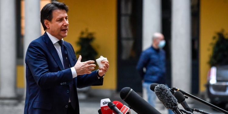 Premier Giuseppe Conte (LaPresse, 2020)