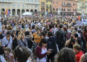 Una manifestazione pro-choice a Verona (Foto LaPresse)