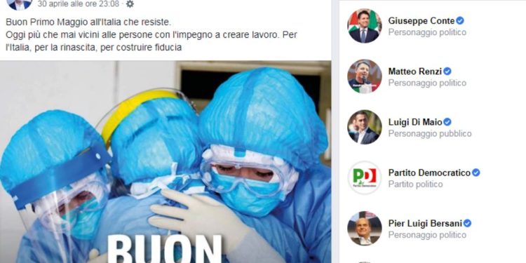 Zingaretti e la gaffe social (Facebook)