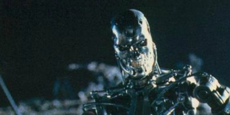 Il cyborg T-1000 di Terminator 2 (da Facebook)