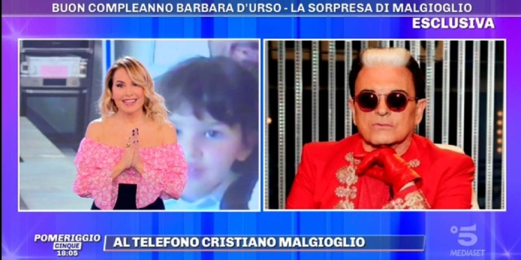 Barbara d'urso e malgioglio a pomeriggio 5