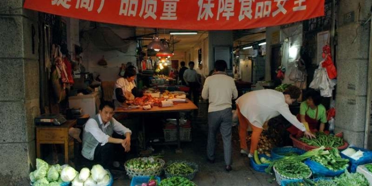 wet market Wuhan mercato