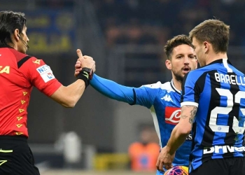 Mertens Barella Napoli Inter