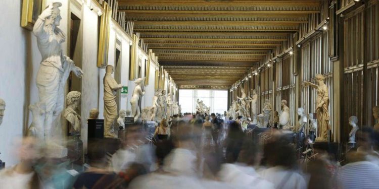 Firenze, Galleria degli Uffizi (LaPresse)