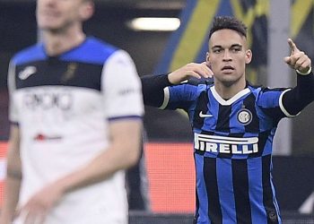 Inter Atalanta -  Lautaro Martinez (Foto LaPresse)