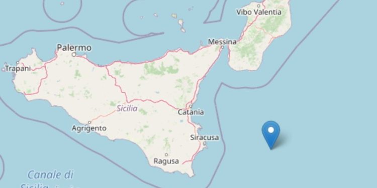 Terremoto nel mar Ionio (Ingv)