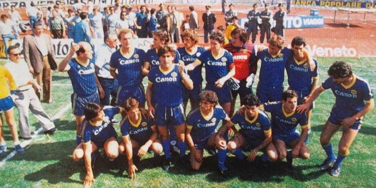 Il Verona campione d'Italia 1984-1985 (da Facebook)