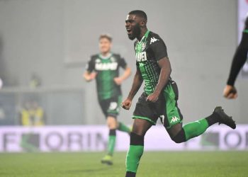 Probabili formazioni Sassuolo Roma - Jérémie Boga, talento del Sassuolo (Foto LaPresse)