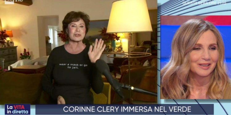 Corinne Clery, La vita in diretta