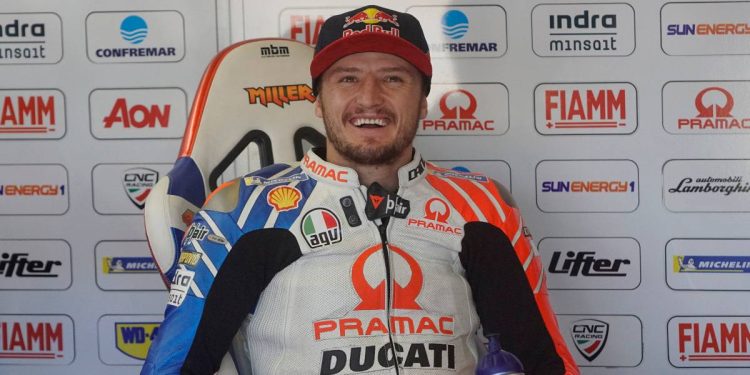 Jack Miller alla Ducati (LaPresse)