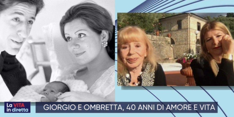 Ombretta Colli e Dalia, moglie e figlia di Giorgio Gaber