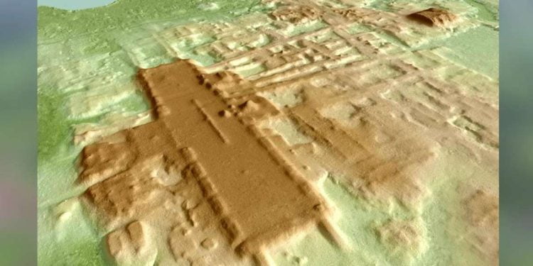 Visione 3D di Aguada Fénix: scoperto il più grande tempio Maya (Foto LaPresse)