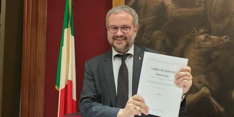 Claudio Borghi Aquilini, deputato per la Lega Nord (Foto LaPresse)