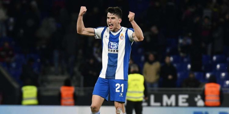 Marc Roca, centrocampista dell'Espanyol (Foto LaPresse)