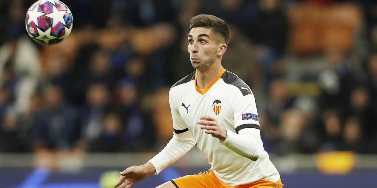 Ferran Torres, esterno spagnolo del Valencia (Foto LaPresse)