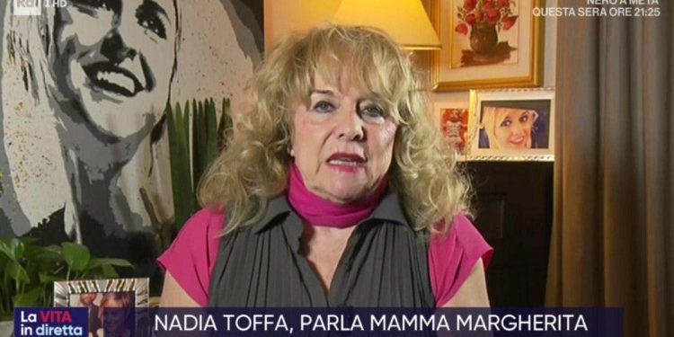 Margherita, mamma di Nadia Toffa, a "La Vita in Diretta"