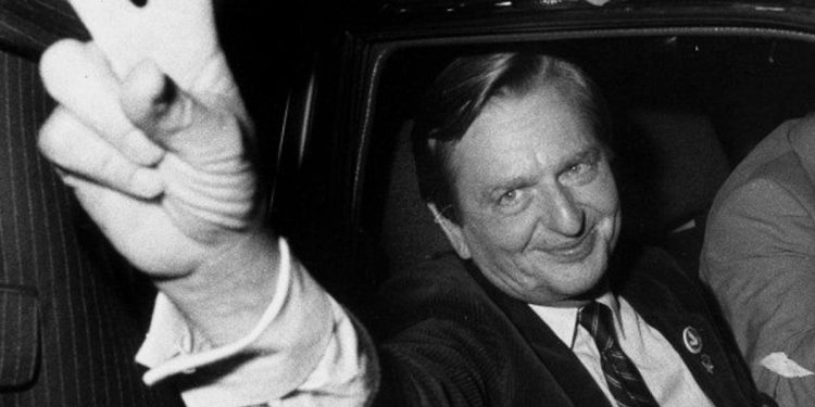 Olof Palme, in una foto dell'epoca