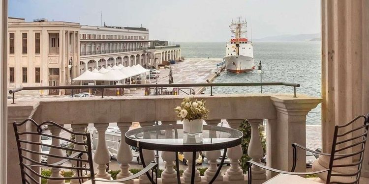 La vista dal Savoia Excelsior Palace di Trieste