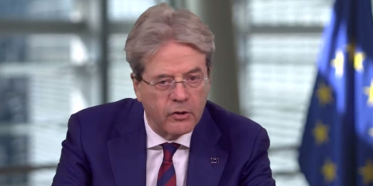 Paolo Gentiloni agli Stati Generali (foto Youtube)