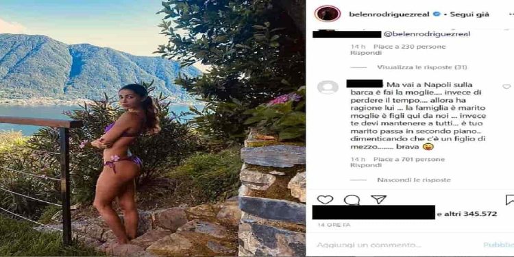 Haters contro Belen Rodriguez - Foto Instagram