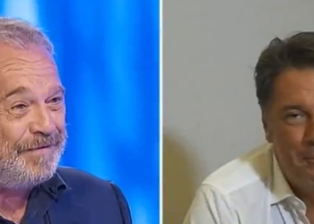 Claudio Amendola e Matteo Renzi (L'Aria che tira)