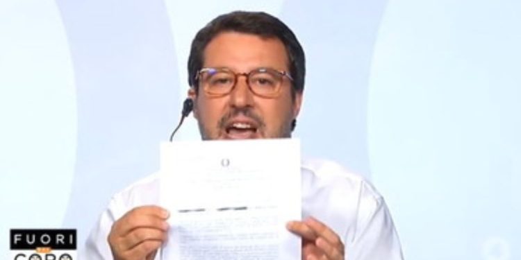 Salvini a Fuori dal coro (Rete 4)