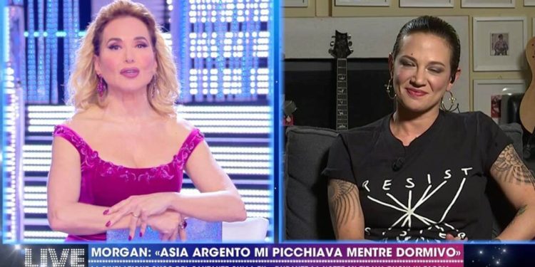 Asia Argento, Live Non è la d'Urso