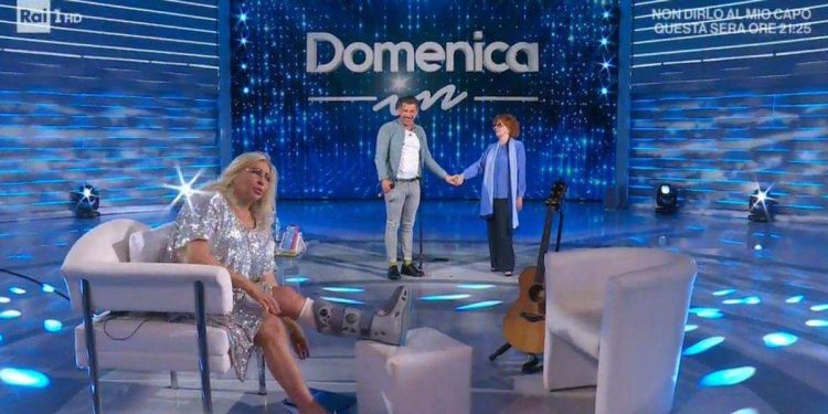 Francesco Gabbani e Giovanna Ralli, Domenica In