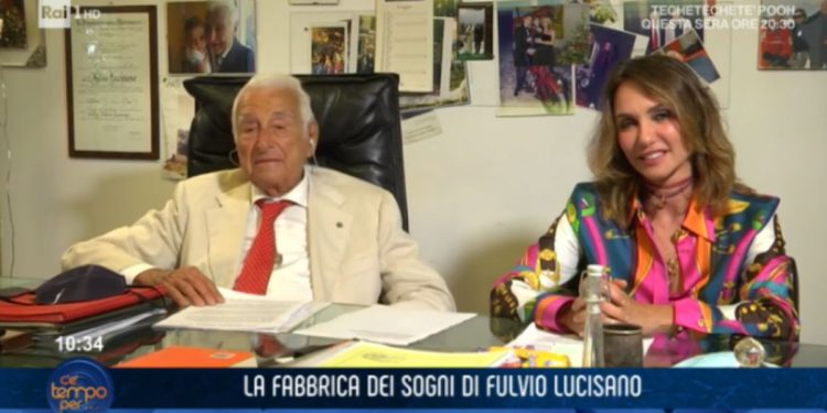 Fulvio Lucisano e la figlia Paola (Rai)