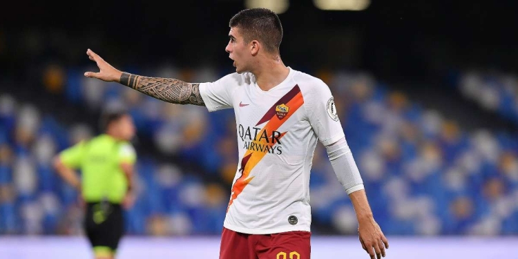 Video Betis Roma - Gianluca Mancini, difensore della Roma (Foto LaPresse)