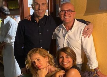 Alfonso Signorini a cena con Alessia Marcuzzi (Foto: Instagram)